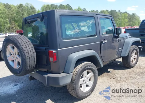 2014 Jeep Wrangler Sport из США, поврежденный, VIN 1C4AJWAG0EL295817